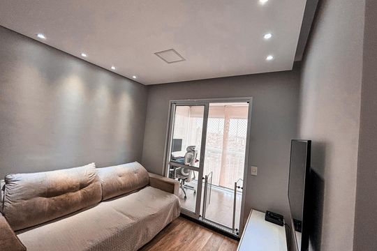 Sala de apartamento à venda com 2 quartos, 57m² em Lauzane Paulista, São Paulo