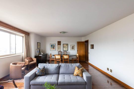 Sala de apartamento à venda com 4 quartos, 186m² em Santa Cecilia, São Paulo