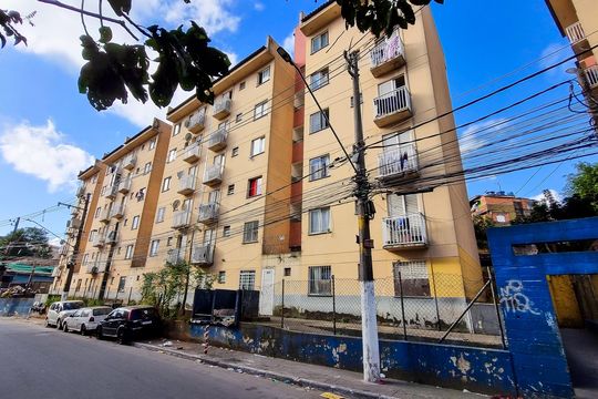 Fachada do Prédio de apartamento para alugar com 2 quartos, 50m² em Jardim Olinda, São Paulo