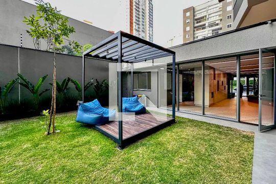 Área comum de kitnet/studio para alugar com 1 quarto, 25m² em Jardim das Acacias, São Paulo