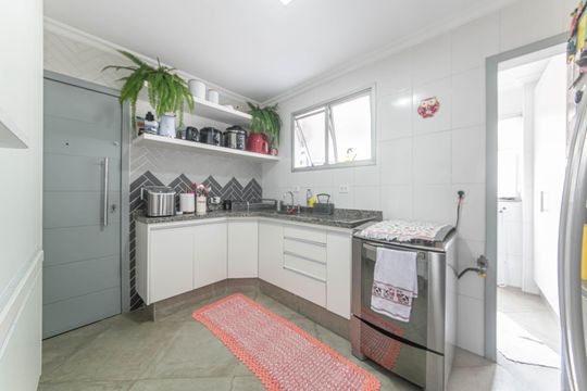 Cozinha de apartamento à venda com 3 quartos, 97m² em Jabaquara, São Paulo
