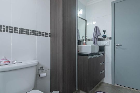 Banheiro de apartamento à venda com 3 quartos, 97m² em Jabaquara, São Paulo