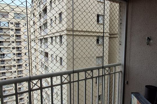 Sacada da Sala de apartamento à venda com 2 quartos, 62m² em Jardim Sao Caetano, São Caetano do Sul