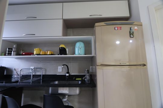 Cozinha  de casa de condomínio para alugar com 1 quarto, 43m² em Nossa Senhora das Gracas, Canoas