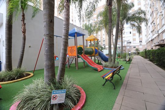Área comum - Playground de apartamento para alugar com 3 quartos, 78m² em Marechal Rondon, Canoas