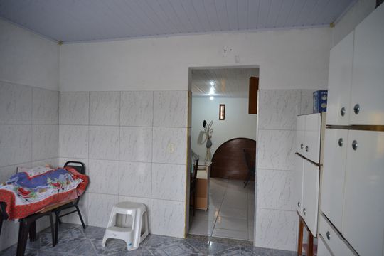 Cozinha 2 de casa à venda com 4 quartos, 165m² em Vila Eldizia, Santo André