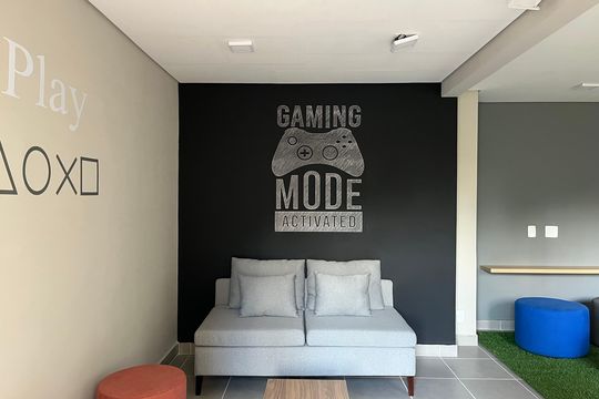 Sala de Jogos de apartamento à venda com 2 quartos, 35m² em Parque Industrial Tomas Edson, São Paulo