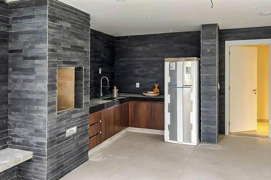 Área comum - Churrasqueira de kitnet/studio à venda com 1 quarto, 31m² em Vila Mariana, São Paulo