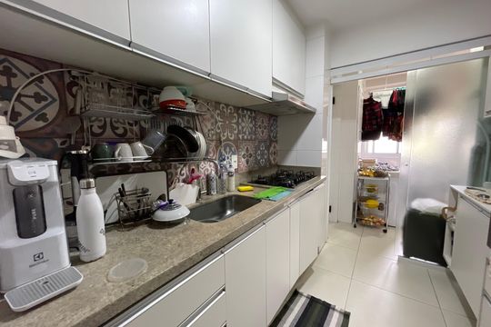 Cozinha de apartamento à venda com 3 quartos, 95m² em Jardim Lucia, São Paulo