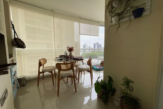 Varanda de apartamento à venda com 3 quartos, 95m² em Jardim Lucia, São Paulo