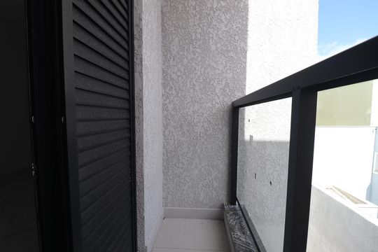 Varanda da suíte de apartamento à venda com 3 quartos, 140m² em Paraíso, Santo André