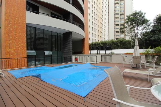 Área Comum - Piscina de apartamento para alugar com 2 quartos, 72m² em Moema, São Paulo