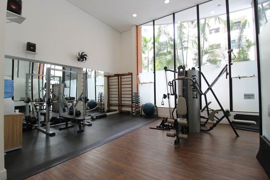 Área Comum - Academia de apartamento para alugar com 2 quartos, 72m² em Moema, São Paulo