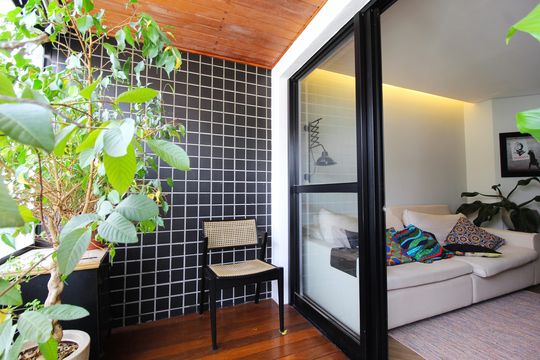 Varanda de apartamento para alugar com 2 quartos, 72m² em Moema, São Paulo