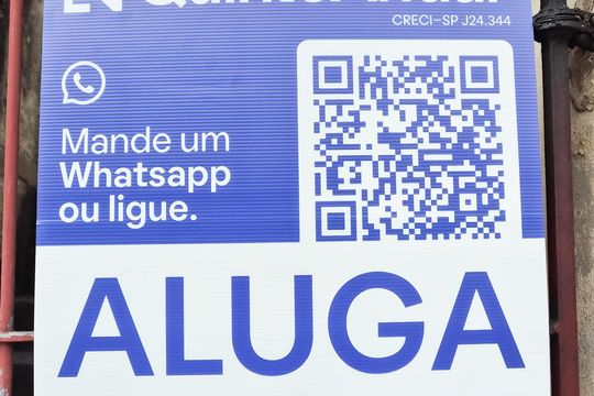 placa - CEQH-657 de casa para alugar com 1 quarto, 35m² em Baeta Neves, São Bernardo do Campo