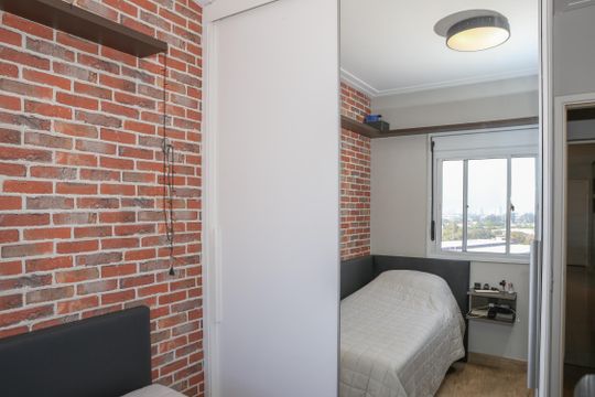 Suíte 2 de apartamento à venda com 3 quartos, 129m² em Vila Leopoldina, São Paulo