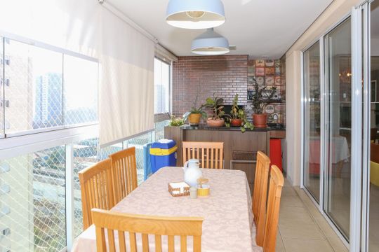 Varanda Gourmet de apartamento à venda com 3 quartos, 129m² em Vila Leopoldina, São Paulo
