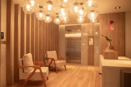 Área comum de kitnet/studio para alugar com 1 quarto, 28m² em Vila Clementino, São Paulo