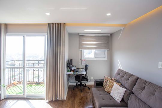 Sala de apartamento à venda com 3 quartos, 63m² em Centro, Diadema