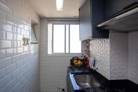 Área de Serviço de apartamento à venda com 3 quartos, 63m² em Centro, Diadema