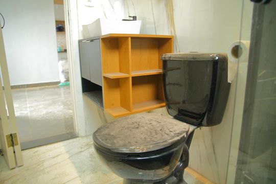Banheiro de apartamento à venda com 2 quartos, 44m² em Jardim Celeste, São Bernardo do Campo
