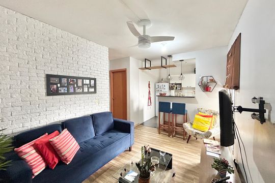 Sala de apartamento à venda com 2 quartos, 39m² em Rondônia, Novo Hamburgo