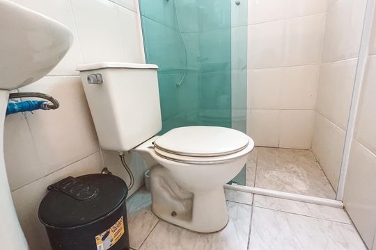 Banheiro de apartamento para alugar com 1 quarto, 25m² em Alto do Mandaqui, São Paulo