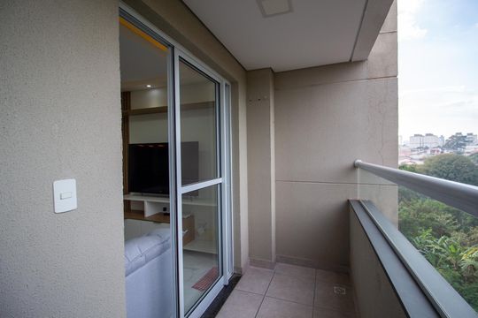 Varanda da Sala de apartamento para alugar com 2 quartos, 60m² em Jardim Sao Carlos, Sorocaba