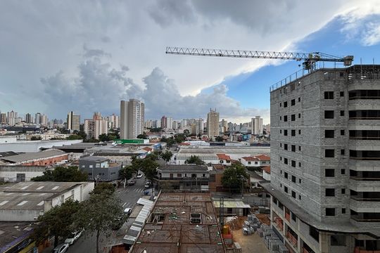 Vista da Suíte de apartamento à venda com 2 quartos, 83m² em Casa Branca, Santo André