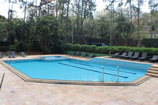 Área comum - Piscina de kitnet/studio para alugar com 1 quarto, 42m² em Alphaville Industrial, Barueri
