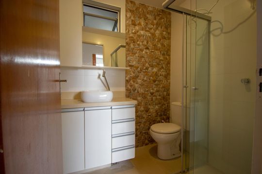 Banheiro de apartamento para alugar com 2 quartos, 60m² em Águas Claras, Brasília