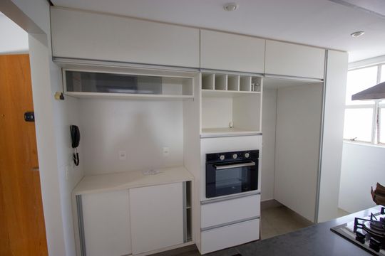 Cozinha de apartamento para alugar com 2 quartos, 60m² em Águas Claras, Brasília