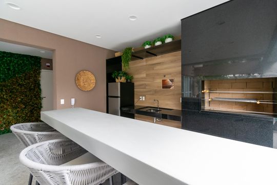 Área comum - Churrasqueira de apartamento para alugar com 2 quartos, 43m² em Vila Guarani (zona Sul), São Paulo