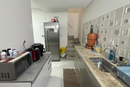 Cozinha de apartamento à venda com 2 quartos, 81m² em Jardim Bela Vista, Santo André