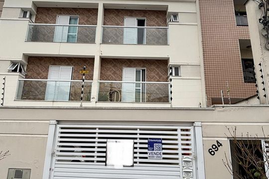 Fachada de apartamento à venda com 2 quartos, 81m² em Jardim Bela Vista, Santo André