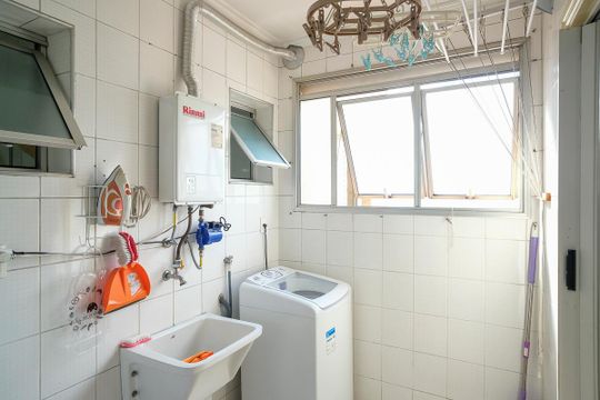 Área de serviço de apartamento à venda com 3 quartos, 83m² em Vila Caminho do Mar, São Bernardo do Campo