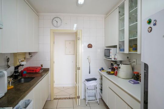 Cozinha de apartamento à venda com 3 quartos, 83m² em Vila Caminho do Mar, São Bernardo do Campo