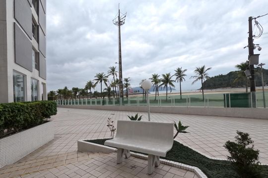 Área Comum - Jardim do Prédio de apartamento para alugar com 2 quartos, 128m² em José Menino, Santos