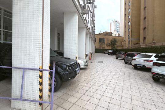 Área Comum - Garagem de apartamento para alugar com 2 quartos, 128m² em José Menino, Santos
