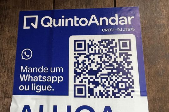 QR code TXFD-474 de casa para alugar com 1 quarto, 40m² em Curicica, Rio de Janeiro