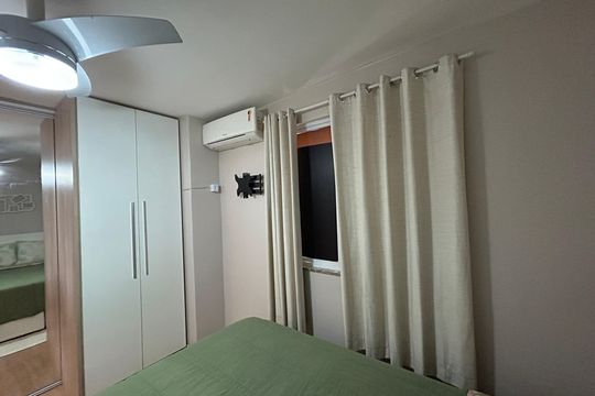 Suíte de apartamento à venda com 2 quartos, 65m² em Del Castilho, Rio de Janeiro
