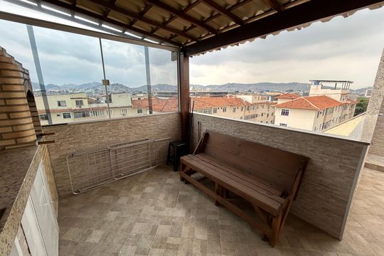 Área comum - Churrasqueira de apartamento à venda com 2 quartos, 65m² em Del Castilho, Rio de Janeiro