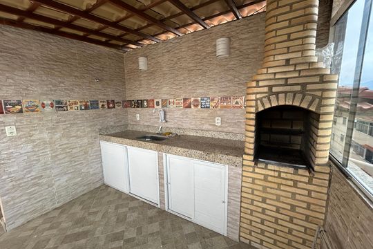Área comum - Churrasqueira de apartamento à venda com 2 quartos, 65m² em Del Castilho, Rio de Janeiro