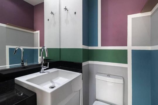 Banheiro de apartamento para alugar com 1 quarto, 54m² em Vila Mariana, São Paulo