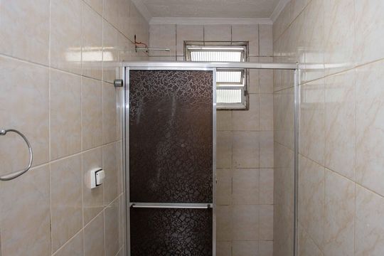 Banheiro de apartamento à venda com 1 quarto, 51m² em Assunção, São Bernardo do Campo