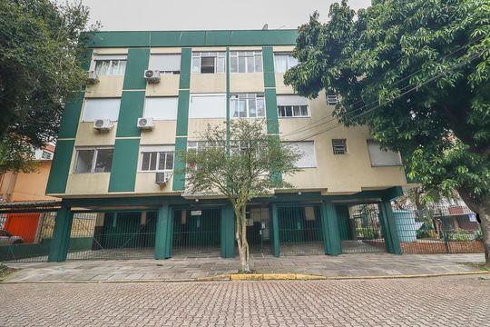 Fachada de apartamento para alugar com 2 quartos, 58m² em Jardim São Pedro, Porto Alegre