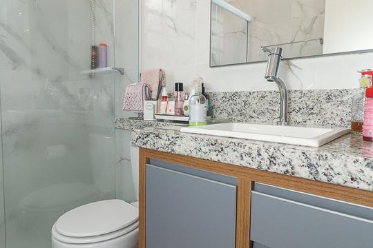 Banheiro de apartamento para alugar com 2 quartos, 58m² em Jardim São Pedro, Porto Alegre