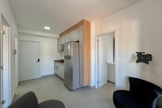Sala de apartamento à venda com 2 quartos, 42m² em Santo Amaro, São Paulo