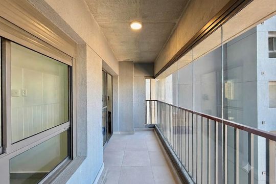 Sacada  de apartamento à venda com 2 quartos, 42m² em Santo Amaro, São Paulo
