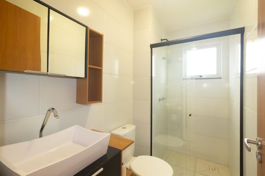 Banheiro de apartamento para alugar com 3 quartos, 101m² em Campo Grande, Rio de Janeiro